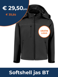 Softshell jas met gratis logo op de borst Dupal bedrijfskleding