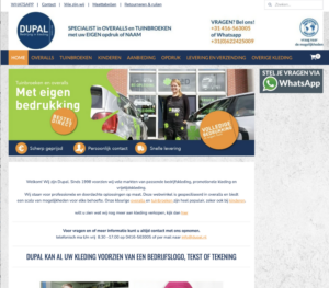 Webshop vrolijk gekleurde overalls en tuinbroeken - Dupal