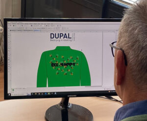 creativiteit en flexibiliteit opdruk kleding Dupal bedrijfskleding