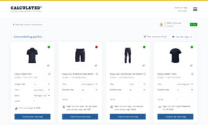 Voorbeeld kleding management systeem (kms)